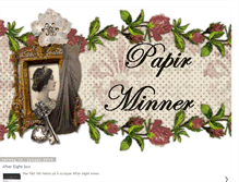 Tablet Screenshot of papir-minner.blogspot.com