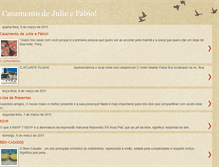 Tablet Screenshot of casamentojuliefabio.blogspot.com