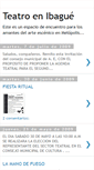 Mobile Screenshot of ibagueteatro.blogspot.com