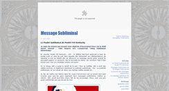 Desktop Screenshot of message-subliminal.blogspot.com