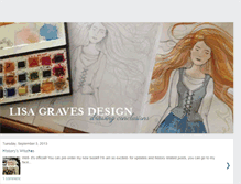 Tablet Screenshot of lisagravesdesign.blogspot.com