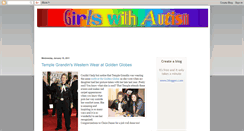 Desktop Screenshot of girlswithautism.blogspot.com