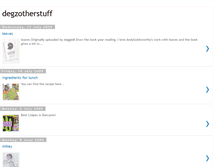 Tablet Screenshot of degzotherstuff.blogspot.com