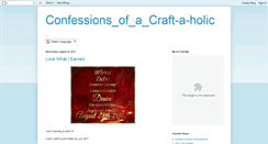 Desktop Screenshot of confessionsofacraft-a-holic.blogspot.com