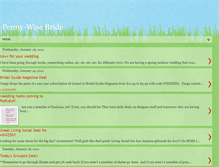 Tablet Screenshot of pennywisebrideblog.blogspot.com