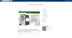 Desktop Screenshot of instantkaapi.blogspot.com