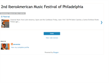 Tablet Screenshot of iberoamericanfestival2.blogspot.com