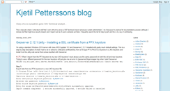 Desktop Screenshot of kjetilpettersson.blogspot.com