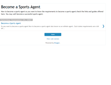 Tablet Screenshot of becomeasportsagent.blogspot.com