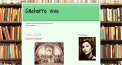 Desktop Screenshot of cachorrovivo.blogspot.com