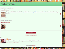 Tablet Screenshot of cachorrovivo.blogspot.com