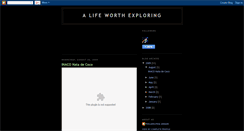 Desktop Screenshot of exploring-the-given-life.blogspot.com