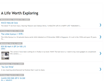 Tablet Screenshot of exploring-the-given-life.blogspot.com