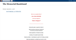 Desktop Screenshot of memorialbsandstand.blogspot.com