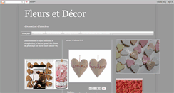 Desktop Screenshot of fleursetdecor.blogspot.com