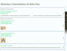 Tablet Screenshot of historiadoresdebelacruz.blogspot.com