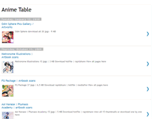 Tablet Screenshot of animetable.blogspot.com