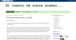 Desktop Screenshot of cuentonuncaacabar.blogspot.com