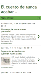 Mobile Screenshot of cuentonuncaacabar.blogspot.com