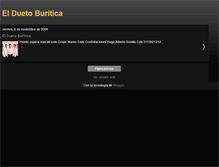 Tablet Screenshot of duetoburitica.blogspot.com