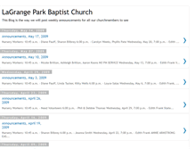 Tablet Screenshot of lagrangeparkbc.blogspot.com