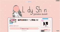 Desktop Screenshot of ladyshanasweet.blogspot.com