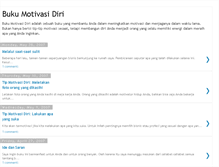 Tablet Screenshot of buku-motivasi-diri.blogspot.com