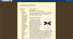 Desktop Screenshot of languageandsocietyclass.blogspot.com