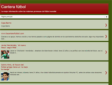 Tablet Screenshot of canterasfutbol.blogspot.com