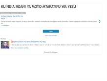 Tablet Screenshot of kuingiandaniyamoyomtakatifuwayesu.blogspot.com