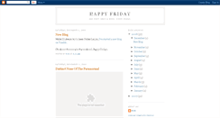 Desktop Screenshot of itshappyfriday.blogspot.com