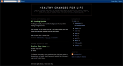 Desktop Screenshot of healthychangesforlife.blogspot.com