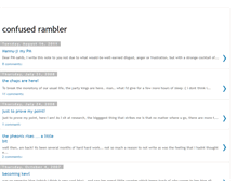 Tablet Screenshot of confusedrambler.blogspot.com