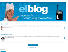 Tablet Screenshot of elblogdelaescueladelchef.blogspot.com