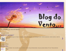 Tablet Screenshot of blogdovento.blogspot.com