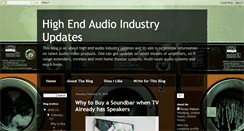 Desktop Screenshot of high-end-audio-products.blogspot.com