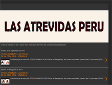 Tablet Screenshot of lasatrevidasperu.blogspot.com