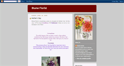 Desktop Screenshot of blumeflorist.blogspot.com