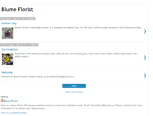 Tablet Screenshot of blumeflorist.blogspot.com