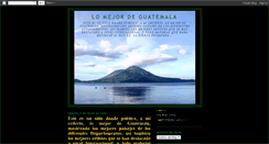 Desktop Screenshot of lomejordeguatemala.blogspot.com