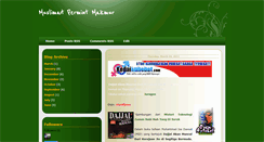 Desktop Screenshot of muslimatpermintmakmur.blogspot.com