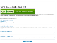 Tablet Screenshot of ganadineroconencuestas.blogspot.com