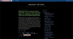 Desktop Screenshot of crazy-dragon-tattoos.blogspot.com