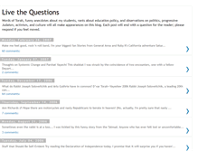 Tablet Screenshot of livethequestions.blogspot.com