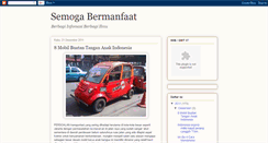 Desktop Screenshot of blogsemogabermanfaat.blogspot.com