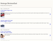 Tablet Screenshot of blogsemogabermanfaat.blogspot.com