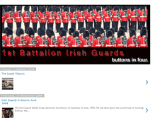 Tablet Screenshot of irish-guards.blogspot.com