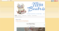 Desktop Screenshot of miss-beatrix.blogspot.com