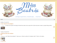 Tablet Screenshot of miss-beatrix.blogspot.com