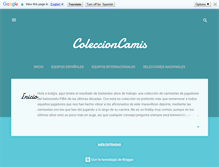 Tablet Screenshot of coleccioncamis.blogspot.com